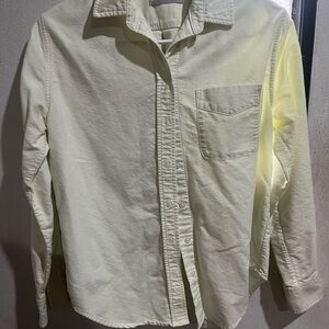 Everlane Organic Cotton Shirt in Cream